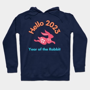 Hello 2023 Year of the Rabbit Hoodie